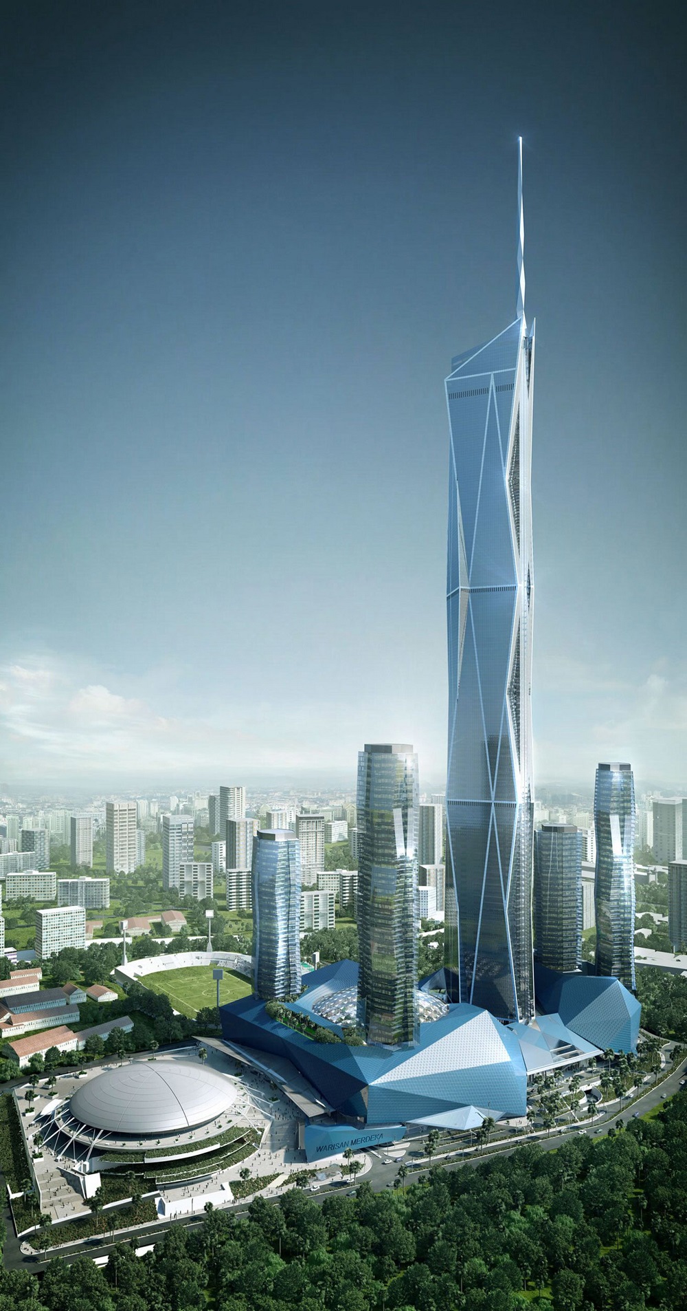 Merdeka PNB118 will be the tallest tower in Malaysia. — Picture courtesy of Fender Katsalidis