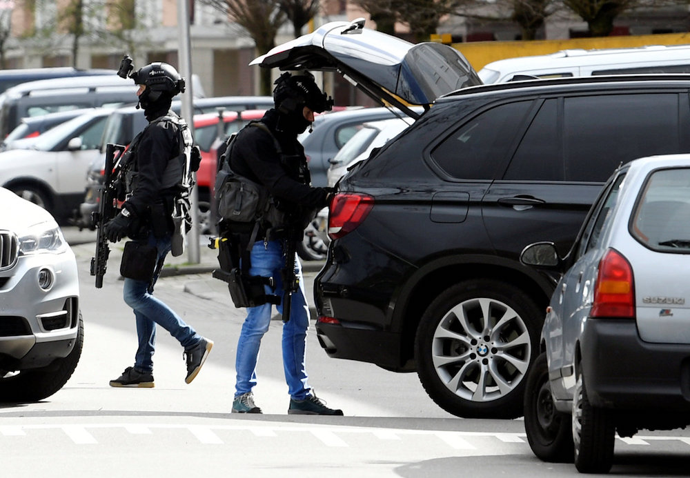 Police are seen after a shooting in Utrecht, Netherlands, March 18, 2019. u00e2u20acu201d Reuters pic