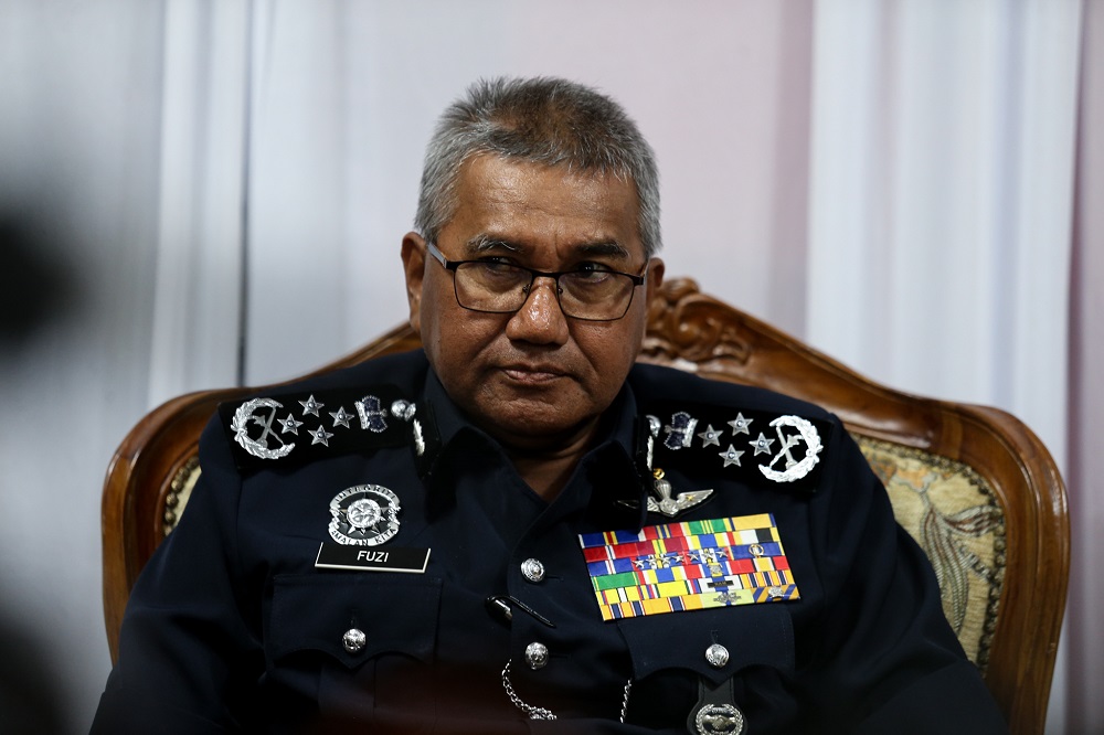 Inspector-General of Police Tan Sri Mohamad Fuzi Harun during a press conference in Bukit Aman March 19,2019. u00e2u20acu201d Picture by Ahmad Zamzahuri 