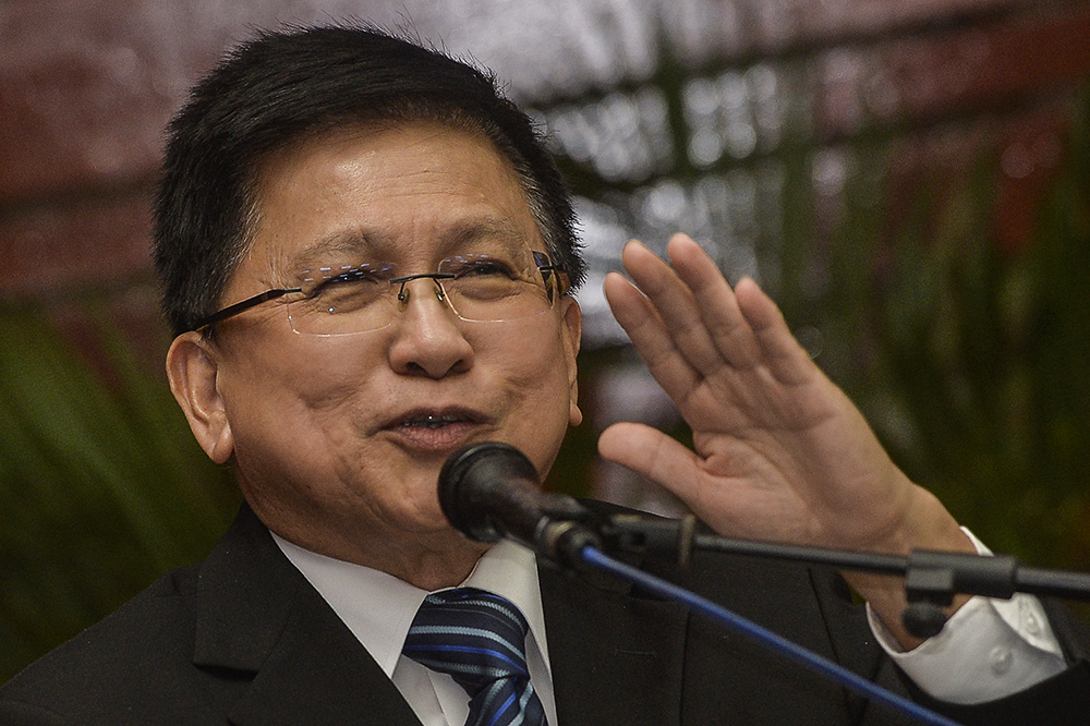 Chief Justice of Malaysia, Tan Sri Richard Malanjum, speaks during the u00e2u20acu02dcOur Constitutionu00e2u20acu2122 book launch in Kuala Lumpur March 20, 2019. u00e2u20acu201d Picture by Miera Zulyana