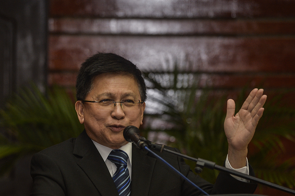 Chief Justice of Malaysia, Tan Sri Richard Malanjum, speaks during the u00e2u20acu02dcOur Constitutionu00e2u20acu2122 book launch in Kuala Lumpur March 20, 2019. u00e2u20acu201d Picture by Miera Zulyana