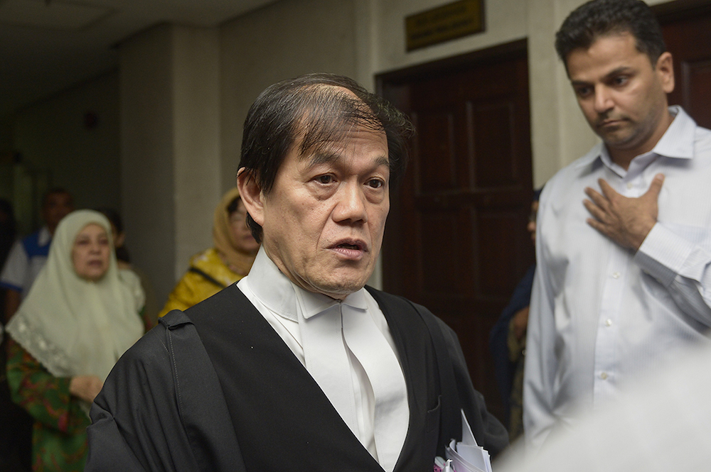 Lawyer Hisyam Teh leaves after the hearing for the two teensu00e2u20acu2122 bail application at Shah Alam High Court March 21, 2019. u00e2u20acu201d Picture by Mukhriz Hazim