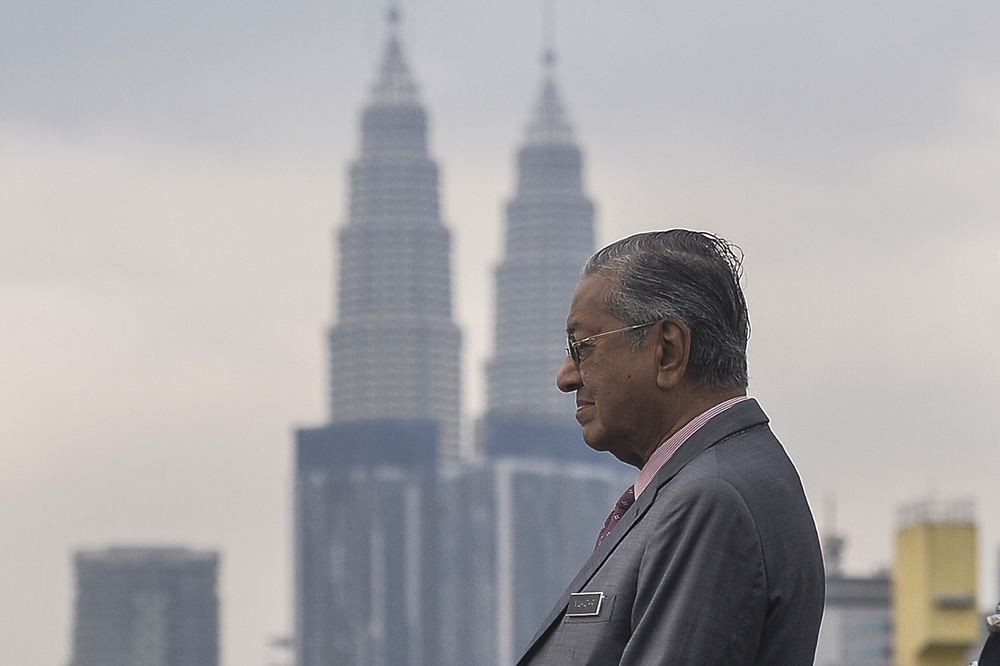 Prime Minister Tun Dr Mahathir Mohamad attends the 212th Police Day Parade at the Police Training Centre (Pulapol) in Kuala Lumpur March 25, 2019. u00e2u20acu201d Picture by Miera Zulyana