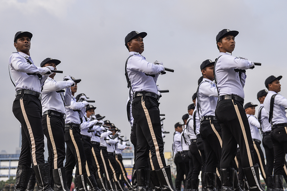 General view of the 212th Police Day Parade at the Police Training Centre (Pulapol) in Kuala Lumpur March 25, 2019. u00e2u20acu201d Picture by Miera Zulyana