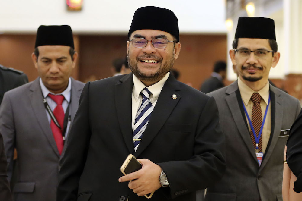 Datuk Seri Mujahid Yusof Rawa is pictured in Parliament in Kuala Lumpur March 26, 2019. u00e2u20acu201d Picture by Yusof Mat Isa