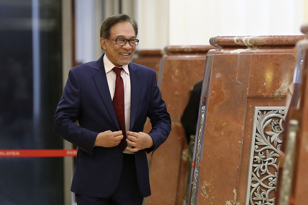 Datuk Seri Anwar Ibrahim is pictured in Parliament in Kuala Lumpur March 26, 2019. u00e2u20acu201d Picture by Yusof Mat Isa