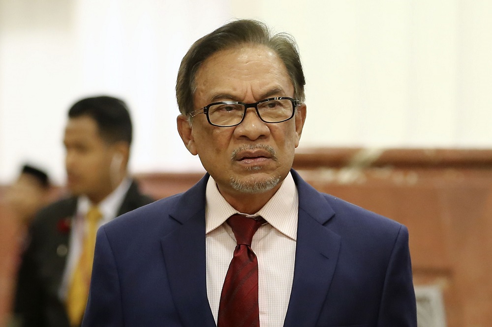 Datuk Seri Anwar Ibrahim is pictured in Parliament in Kuala Lumpur March 26, 2019. u00e2u20acu201d Picture by Yusof Mat Isa