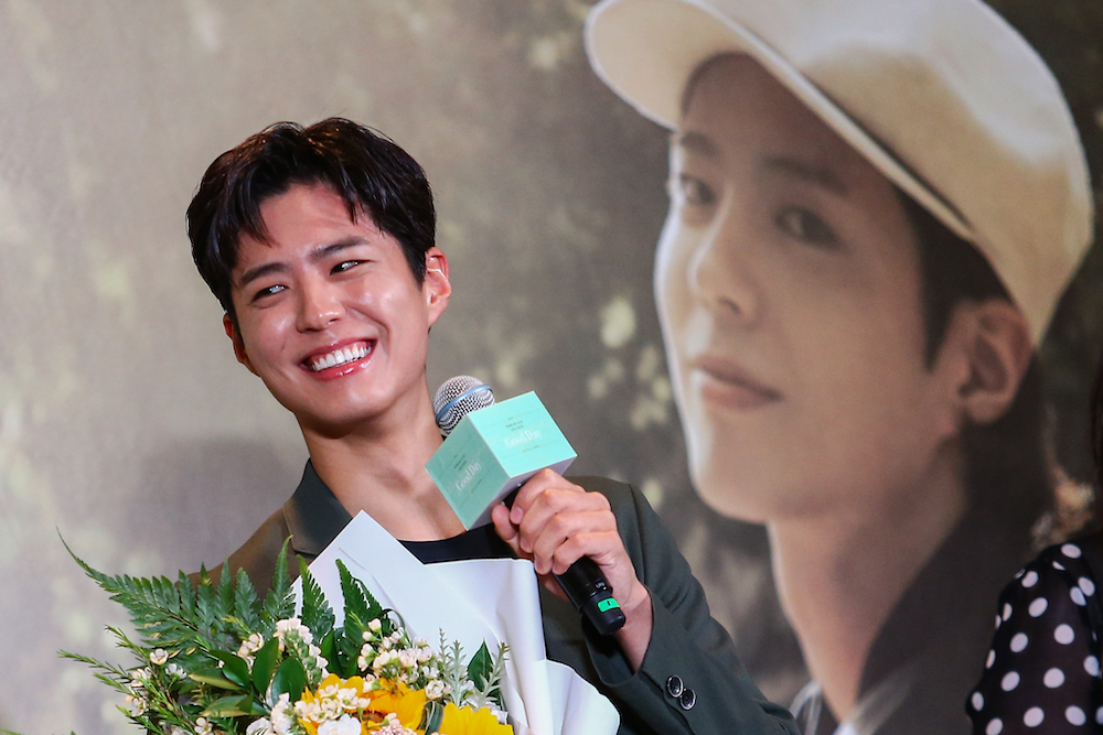 Park Bo-gum at the Asia Tour press conference in Mandarin Oriental Hotel, March 29, 2019. u00e2u20acu201d Picture by Hari Anggara