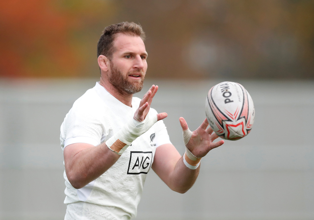 New Zealand's Kieran Read during training in London November 6, 2018. u00e2u20acu201d Action Images via Reuters/Peter Cziborra
