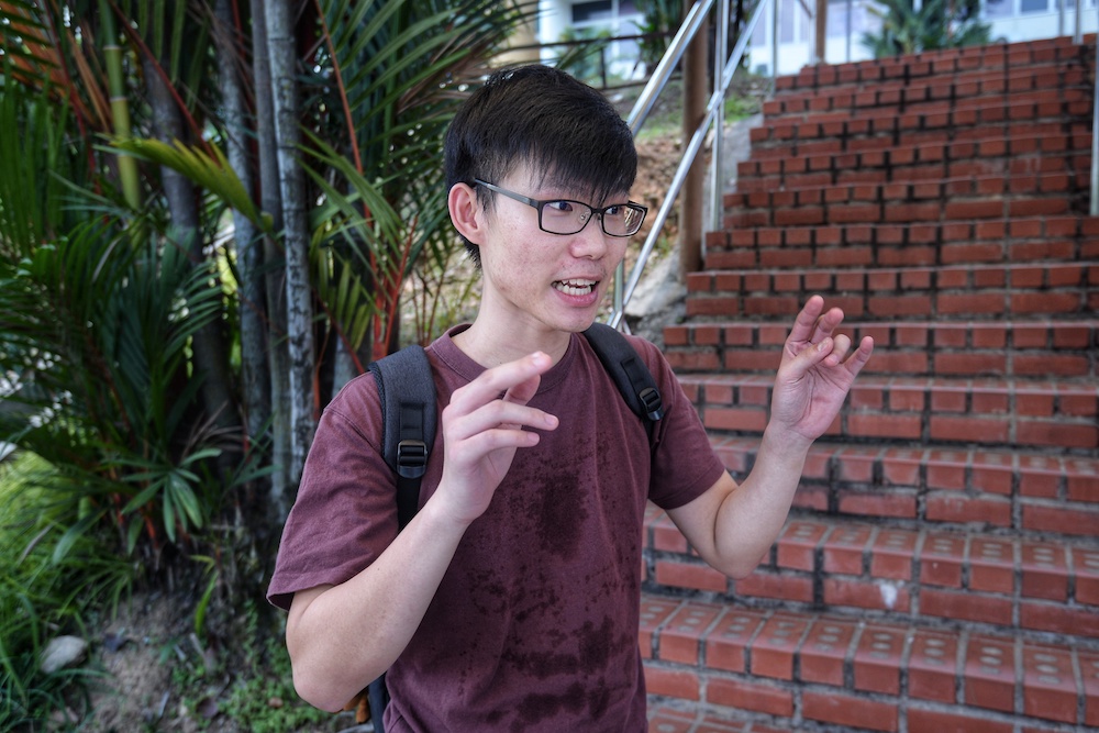 Choong Jin Shen rejected the view that undergraduates who faced food problems were lazy or over-reliant on the government to feed them.