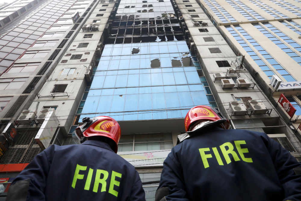 A building is seen where a fire broke out in Dhaka, Bangladesh, March 29, 2019. u00e2u20acu201d Reuters 