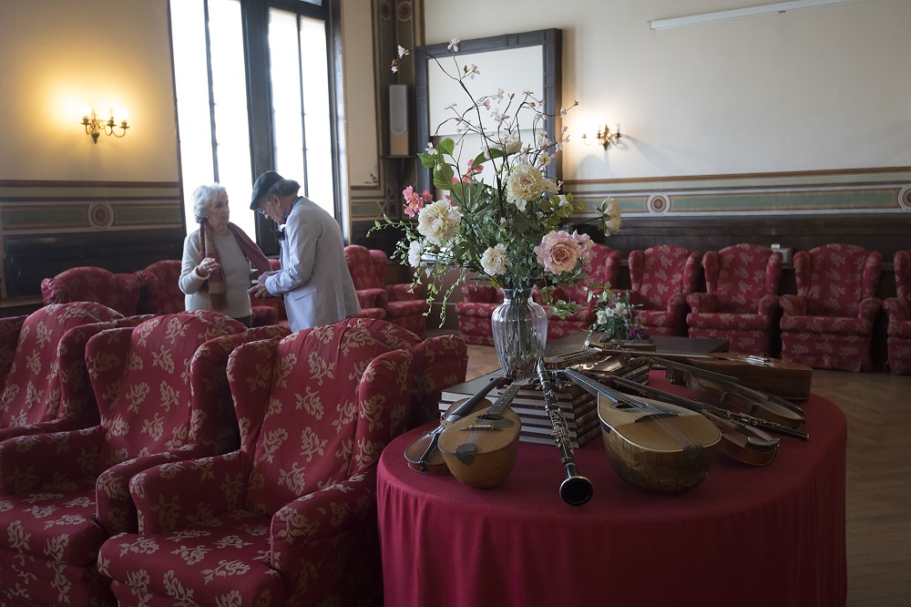Residents are pictured on February 13, 2019 at u00e2u20acu02dcCasa Verdiu00e2u20acu2122, a retirement home for musicians created in December 1899 by Italian opera composer Giuseppe Verdi for musicians who found themselves poverty-stricken in old age. u00e2u20acu201d AFP pic     