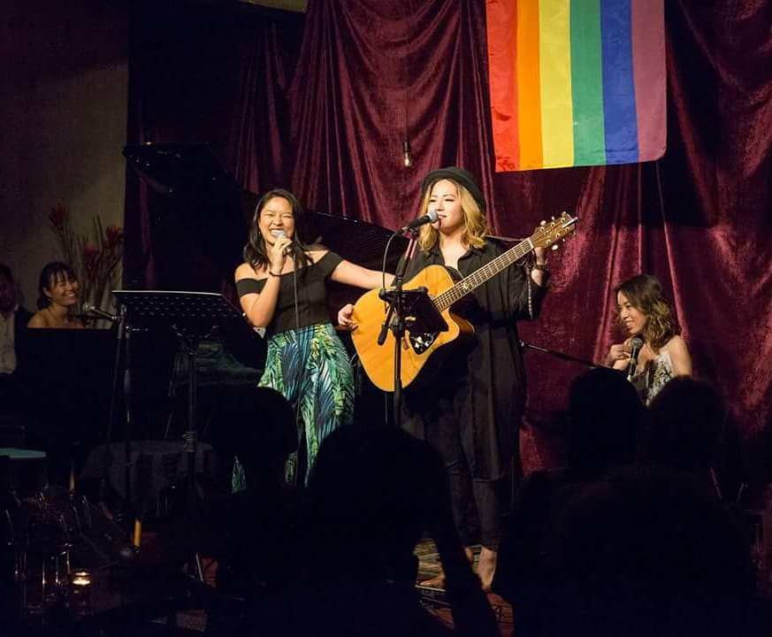 Members of Crinkle Cut enjoying their time on stage. — Indeed Communications pic