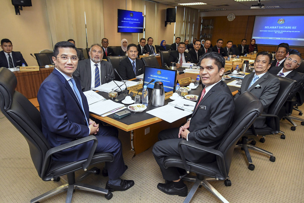 Datuk Seri Azmin Ali chairs a Kelantan State Action Council meeting in Kota Baru March 7, 2019. u00e2u20acu201d Bernama pic