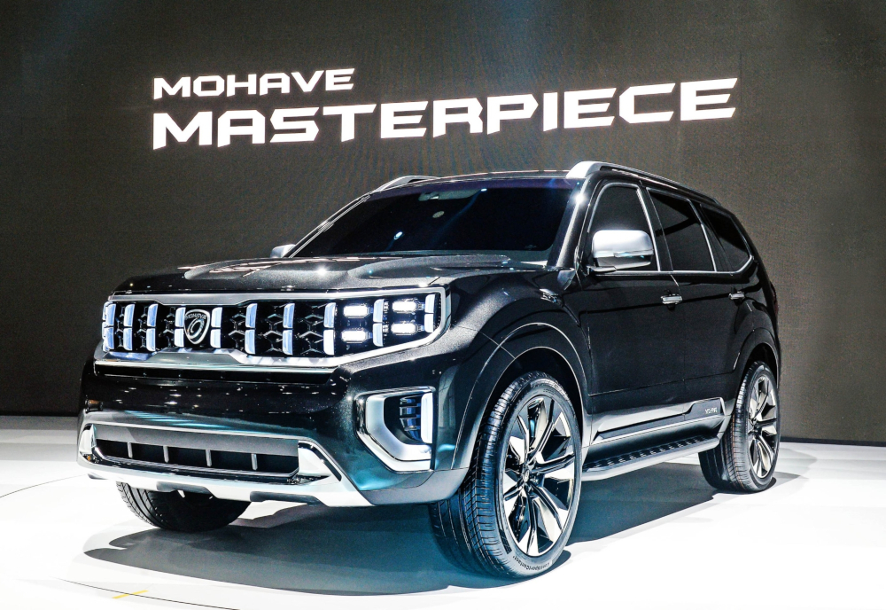 Kiau00e2u20acu2122s Mohave Masterpiece has been unveiled at the 2019 Seoul Motor Show. u00e2u20acu201d Kia pic via AFP-Relaxnews 
