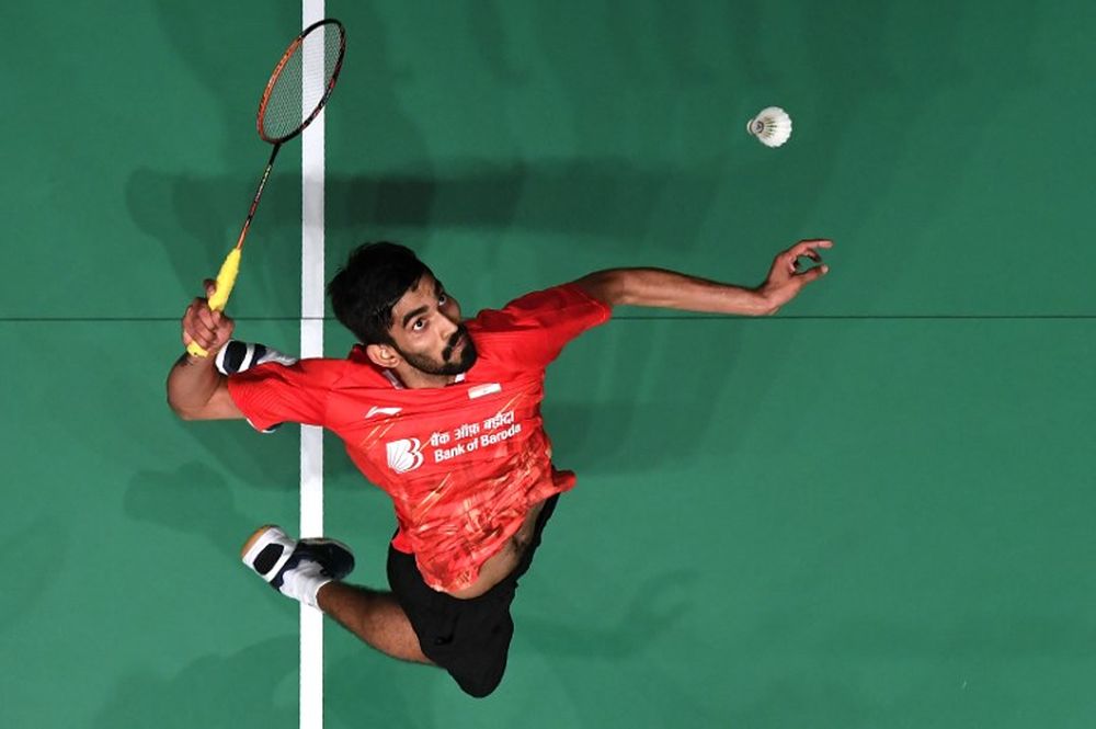 File picture shows Kidambi Srikanth of India hitting a return against So Wan Ho of South Korea during their menu00e2u20acu2122s singles match at the Malaysia Masters badminton tournament in Kuala Lumpur. u00e2u20acu201d AFP pic
