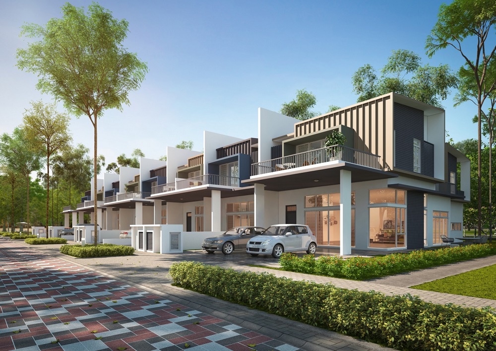 An illustration of the Du00e2u20acu2122Island Residences located in Puchong. u00e2u20acu201d Picture courtesy of LBS Bina Group Berhad