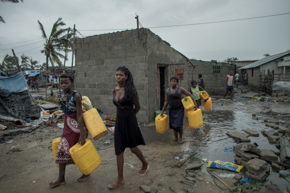 People return to Praia Nova Village neighbourhood following Cyclone Idai in Beira, Mozambique, March 17, 2019. u00e2u20acu201d Josh Estey/Care International handout pic Reuters