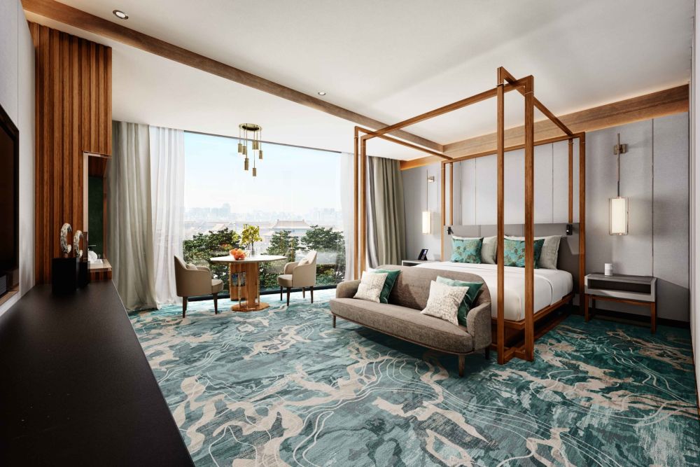 The hotel's 73 rooms and suites are billed as among the largest in the city and are designed to incorporate classic Chinese du00c3u00a9cor with contemporary esthetics. u00e2u20acu201d AFP pic