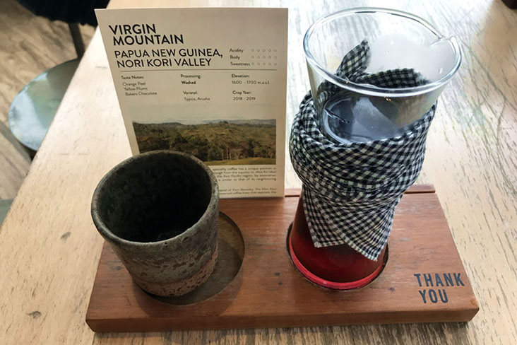 Virgin Mountain is a Papa Palheta single origin coffee that has been carefully sourced from Papua New Guinea based on transparency and traceability