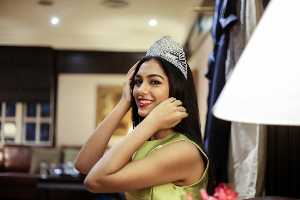 Shweta Sekhon is the new Miss Universe Malaysia 2019. u00e2u20acu201d Picture by Ahmad Zamzahuri
