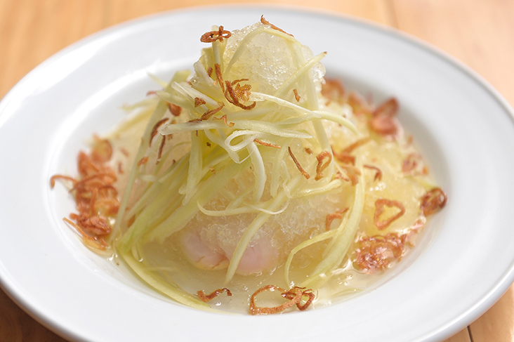 The sweet savoury 'som choon' was a dessert that Zoe discovered at Bangkok's Nahm when he staged there.