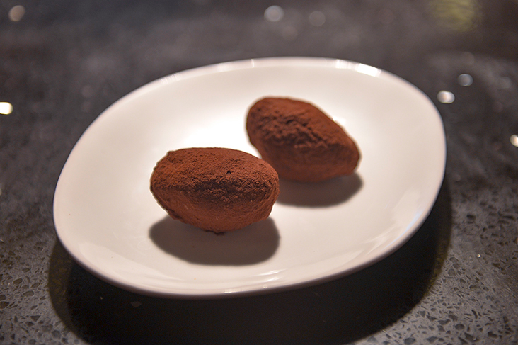 Chocolate lovers will fall for these decadent chocolate truffles for dessert.