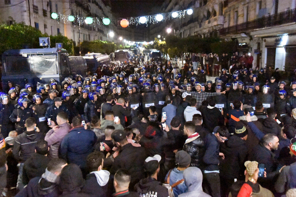 Algerians demonstrate in the capital Algiers on March 4, 2019 against ailing President Abdelaziz Bouteflikau00e2u20acu2122s bid for a fifth term. u00e2u20acu201d AFP pic 
