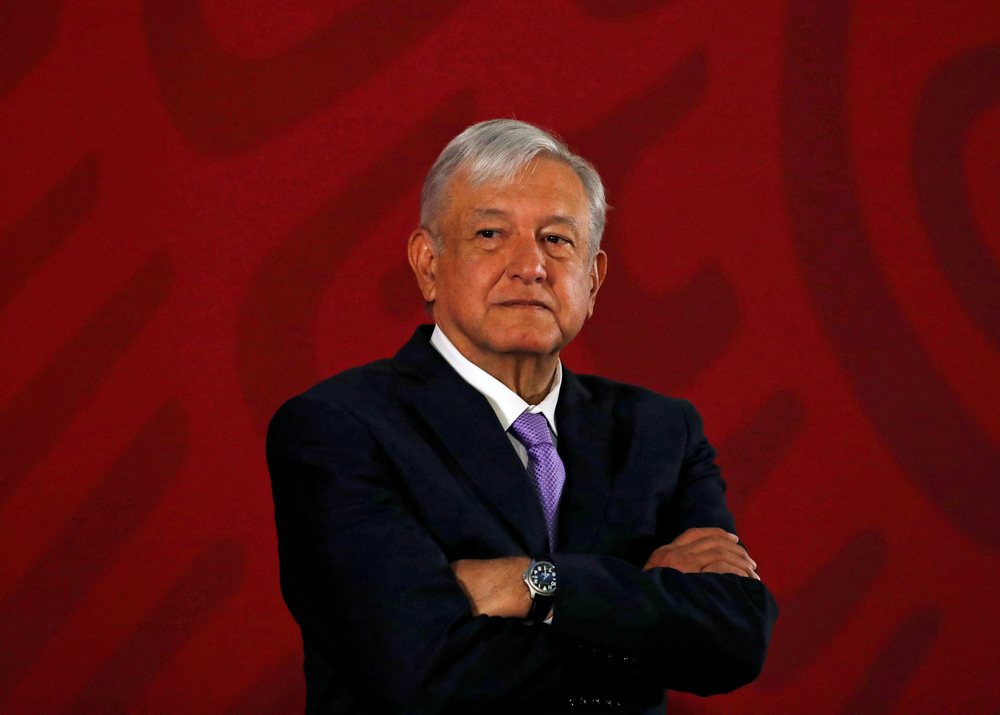 Mexico's President Andres Manuel Lopez Obrador at a news conference at the National Palace in Mexico City February 15, 2019. u00e2u20acu201d Reuters pic