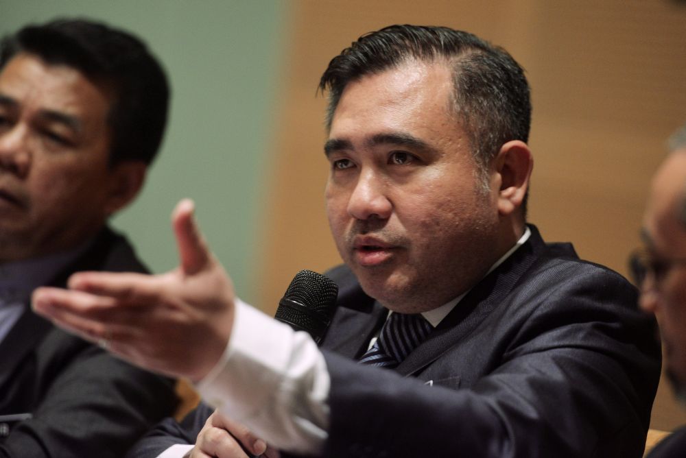 Transport Minister Anthony Loke speaks to reporters during after chairing the National Transportation Council meeting at the Putrajaya International Convention Centre March 5, 2019. u00e2u20acu201d Picture by Shafwan Zaidon