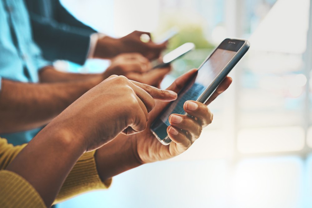 Health apps were among the innovations showcased at the World Health Organisation's second Africa Health Forum, hosted in Praia, the capital of Cape Verde in West Africa. u00e2u20acu201d PeopleImages/IStock.com pic via AFP