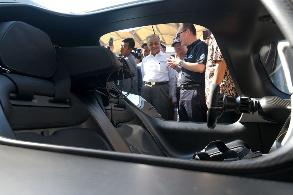 Prime Minister Tun Dr Mahathir Mohamad attends the Asia GT Festival at the Sepang International Circuit March 17, 2019. u00e2u20acu201d Picture by Mukhriz Hazim