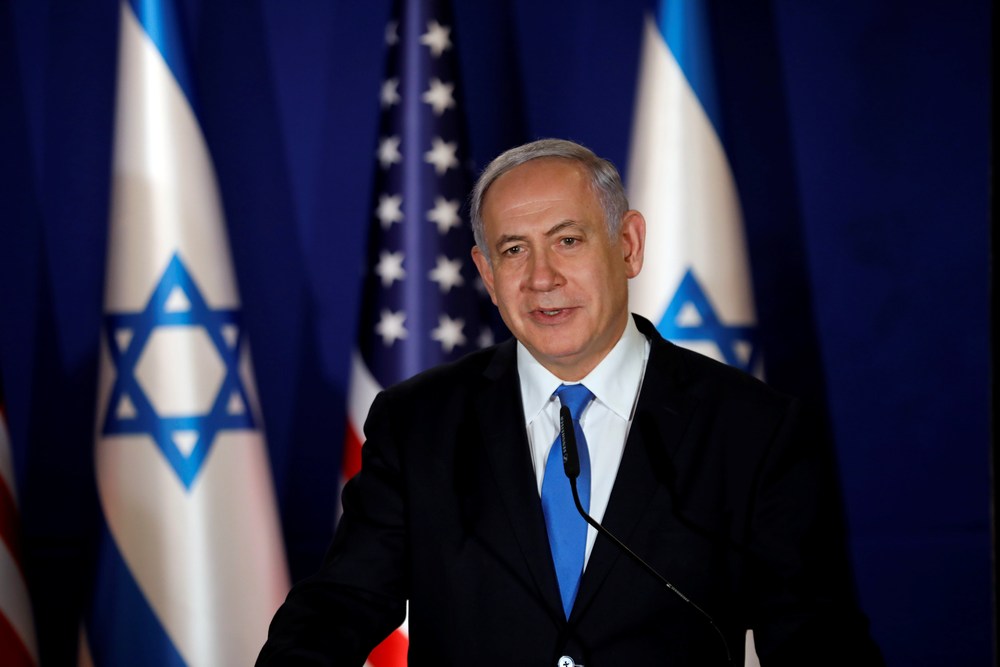 Israeli Prime Minister Benjamin Netanyahu speaks at his official residence in Jerusalem March 21, 2019. u00e2u20acu201d Reuters pic