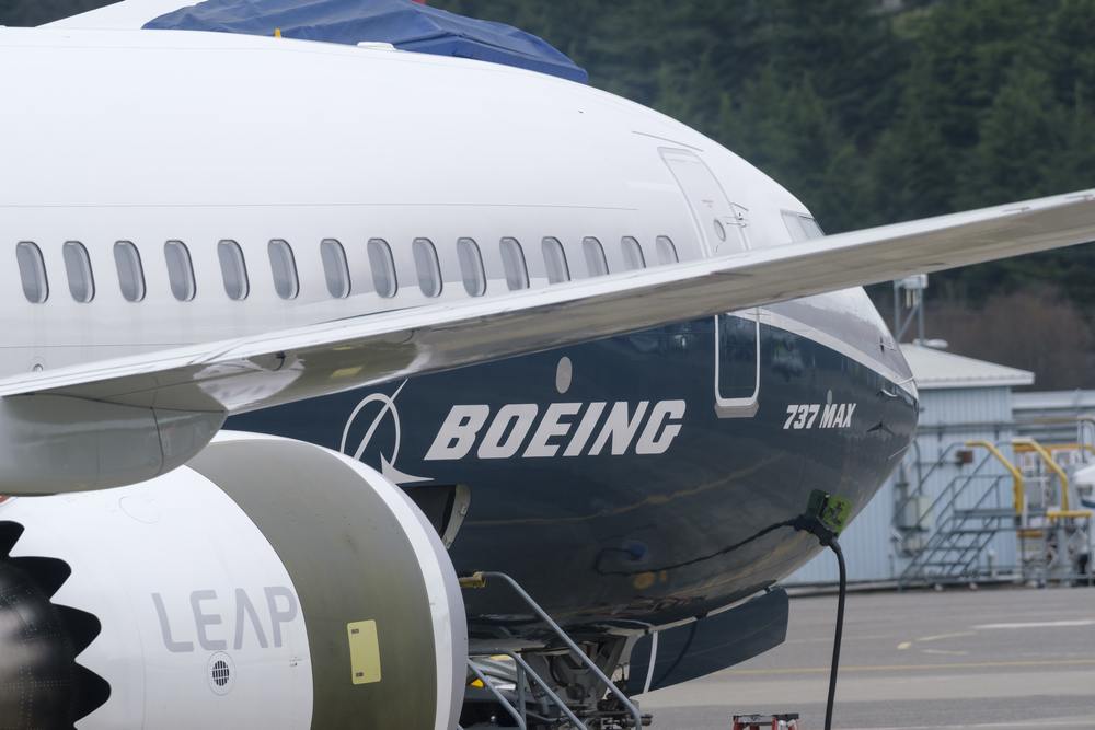 A Boeing 737 MAX 9 test plane at Boeing Field in Seattle, Washington March 22, 2019. u00e2u20acu201d AFP pic