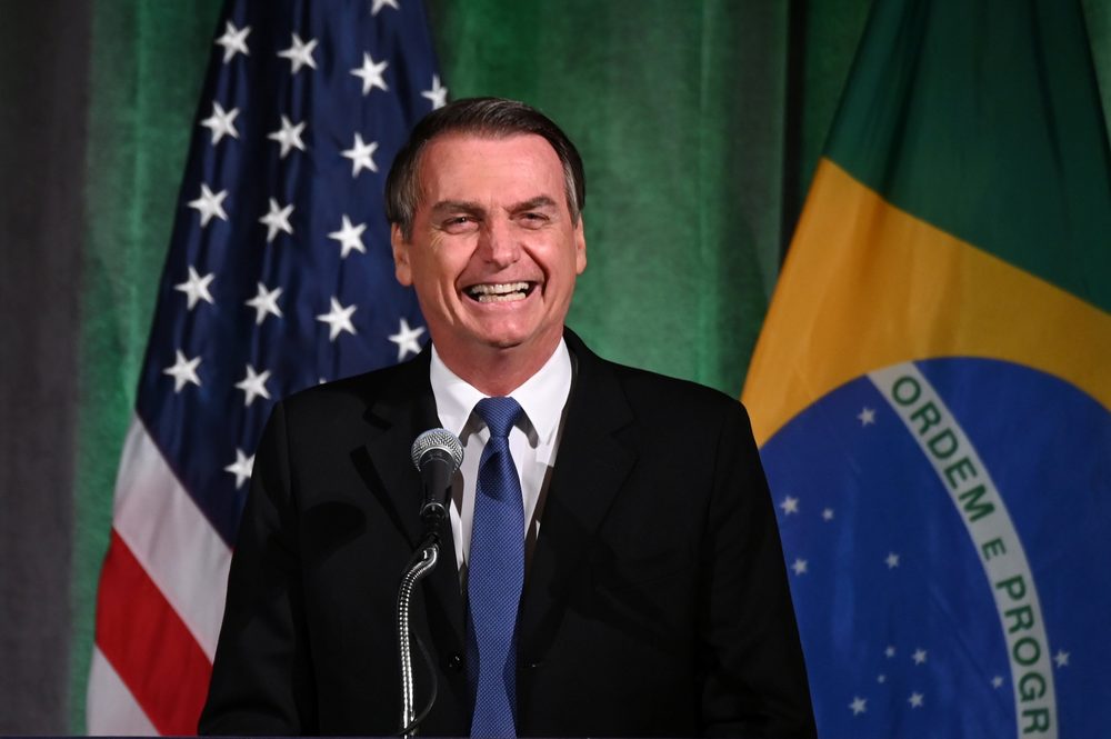 Brazilian President Jair Bolsonaro participates in a Brazil-US Business Council forum to discuss relations and future cooperation and engagement in Washington March 18, 2019. u00e2u20acu201d Reuters pic