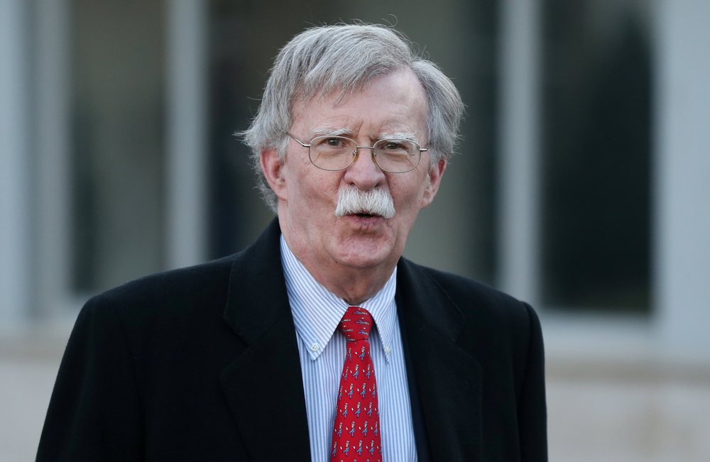 US National Security Adviser John Bolton walks to a Fox News interview outside of the White House in Washington March 5, 2019. u00e2u20acu201d Reuters pic