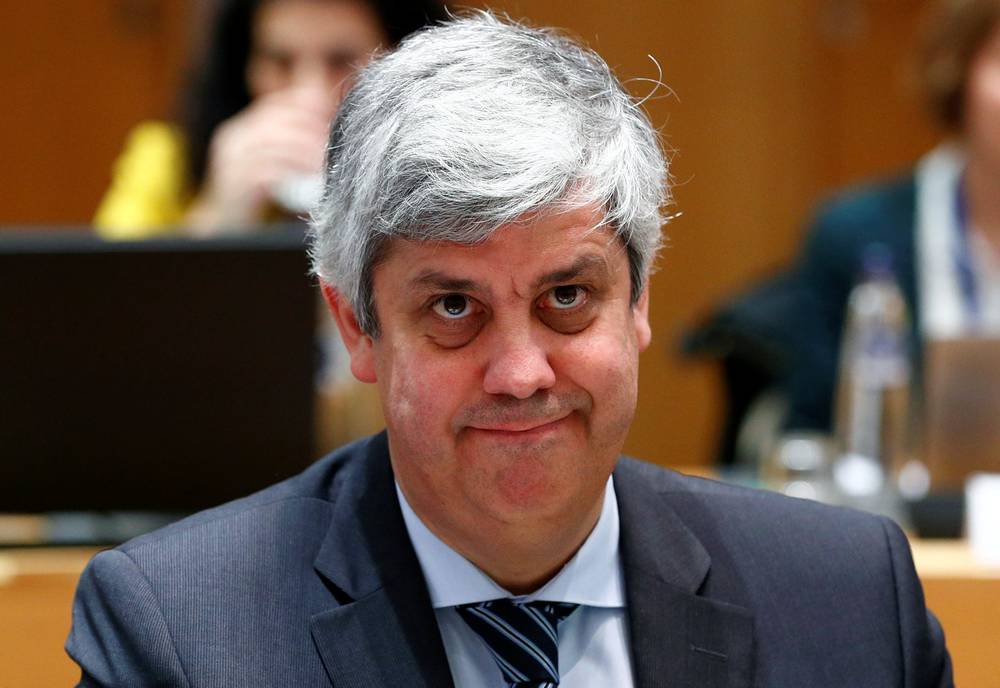 Portugal's Finance Minister and Eurogroup President Mario Centeno attends a eurozone finance ministers meeting in Brussels, Belgium February 11, 2019. u00e2u20acu201d Reuters pic