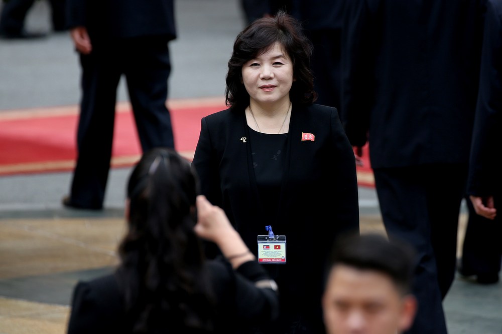 North Korean Vice Minister of Foreign Affairs Choe Son-hui at the Presidential Palace in Hanoi, Vietnam March 1, 2019. u00e2u20acu201d Reuters pic