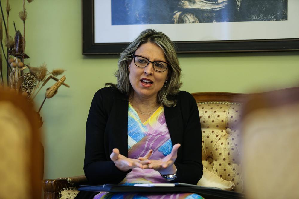 Cuba Culture deputy minister Kenelma Carvajal Perez talks about the cultural development of the country despite decades-long trade blockade by US. – Picture by Ahmad Zamzahuri