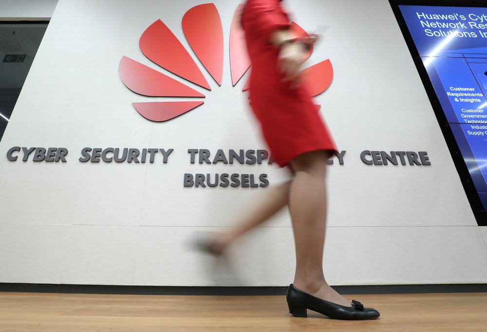 A woman visits the Huawei Cyber Security Transparency Centre in Brussels, Belgium March 5, 2019. u00e2u20acu201d Reuters pic