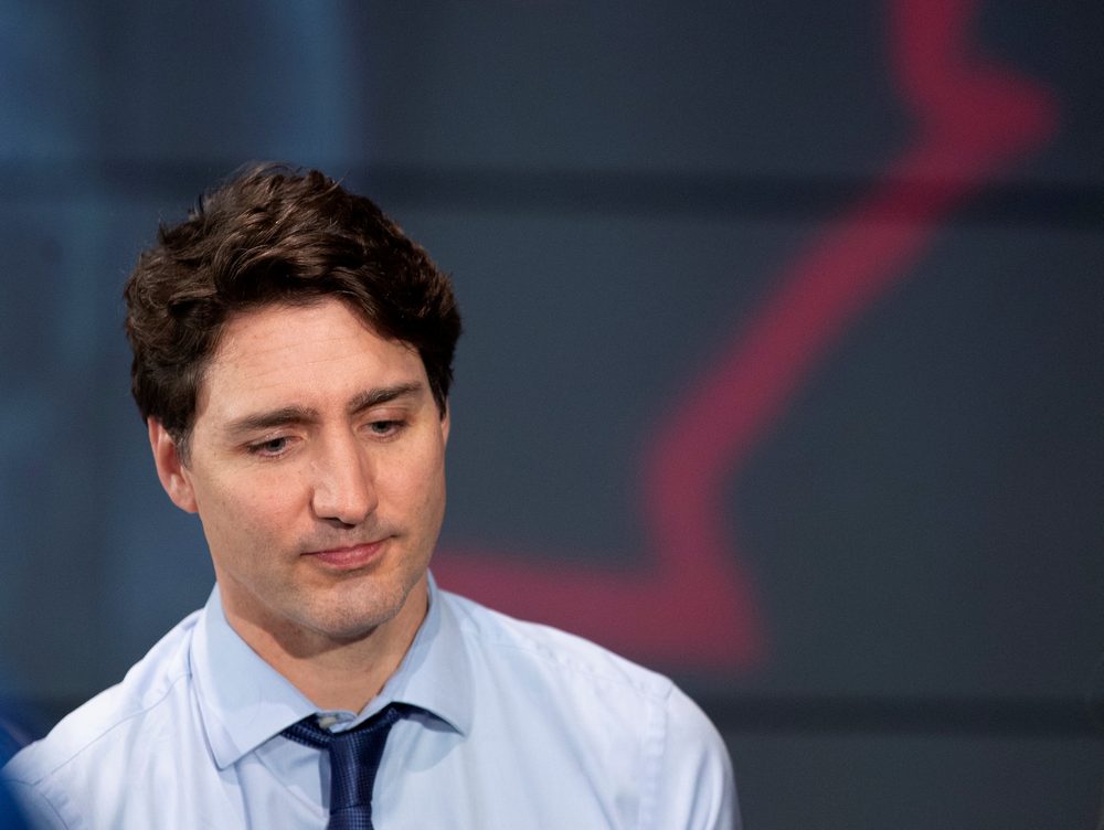Canadian Prime Minister Justin Trudeau during a national school assembly on space at the Canadian Space Agency in Longueuil, Quebec February 28, 2019. u00e2u20acu201d Reuters pic