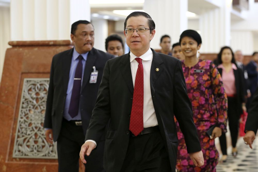 Finance Minister Lim Guan Eng is pictured at Parliament in Kuala Lumpur March 26, 2019. u00e2u20acu201d Picture by Yusof Mat Isa