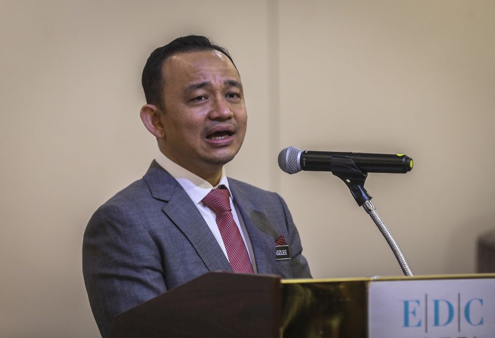 Education Minister Maszlee Malik speaks at a convention for the ministry's administrative staff in Kuala Lumpur March 20, 2019. u00e2u20acu201d Picture by Firdaus Latif