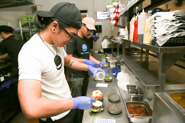 Abel Laimon may be part of myBurgerLab's marketing team but he is still a geek at heart.