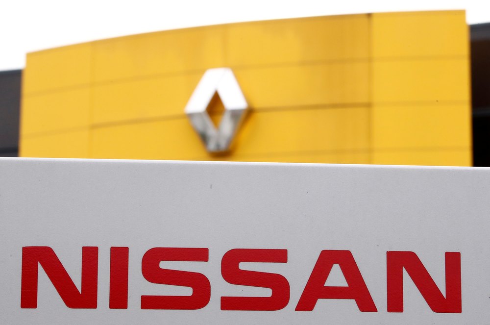 The logos of car manufacturers Renault and Nissan are seen in front of a common dealership of the companies in Saint-Avold, France Jan. 15, 2019. u00e2u20acu201d Reuters pic