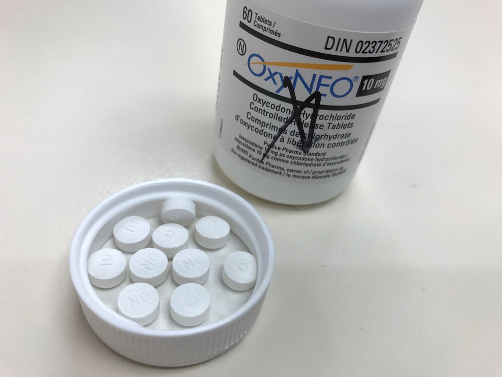 Prescription painkiller OxyNEO by Purdue Pharma is shown at a pharmacy, with u00e2u20acu02dcXu00e2u20acu2122 indicating not a full bottle, in Toronto, Ontario, Canada, January 17, 2017. u00e2u20acu201d Reuters pic