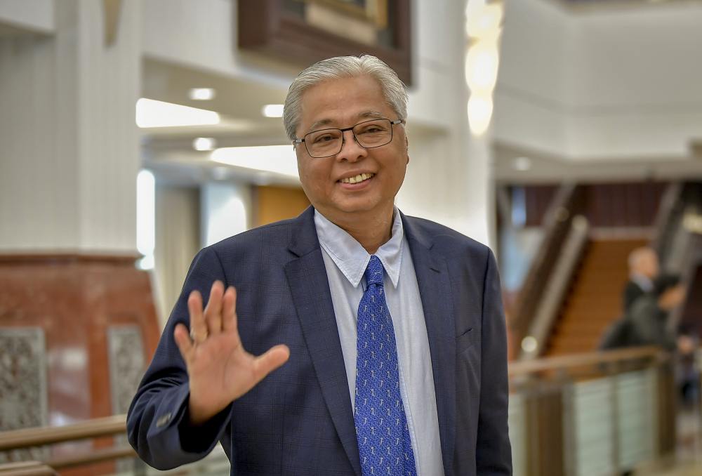 Bera MP Datuk Seri Ismail Sabri Yaakob speaks to reporters at Parliament in Kuala Lumpur March 12, 2019. u00e2u20acu2022 Picture by Firdaus Latif