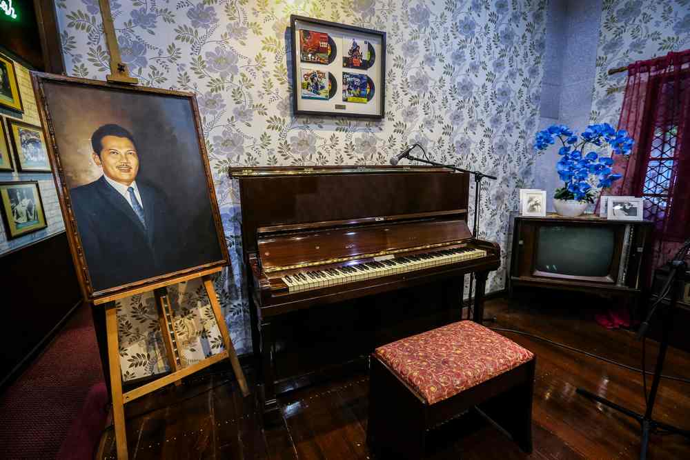 The late singer had purchased the piano from C. Nang Hong & Co who brought over the instrument from the United Kingdom. — Picture by Firdaus Latif