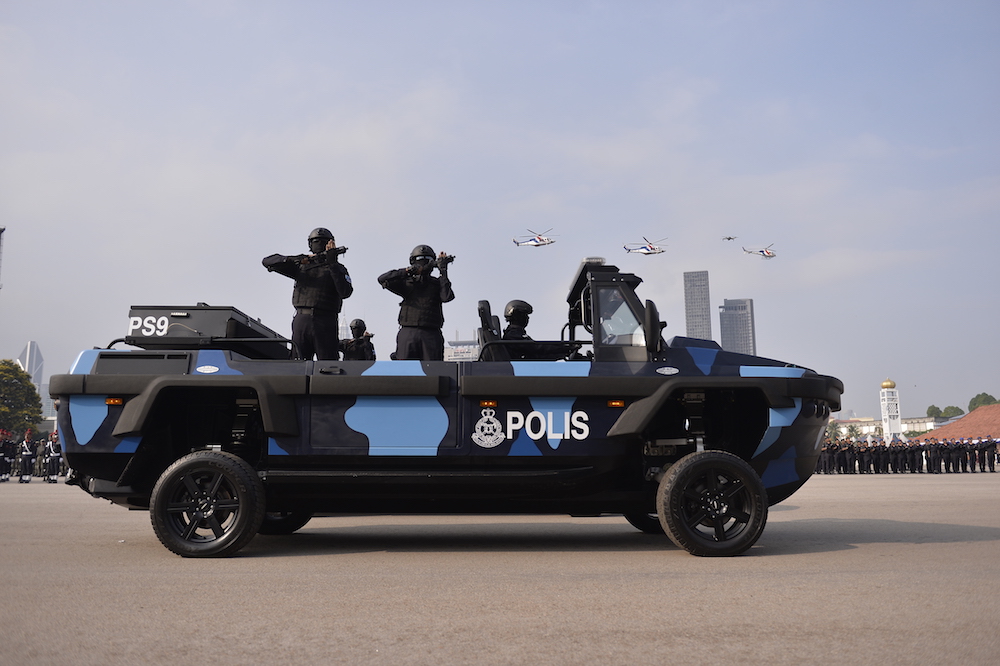 General view of the 212th Police Day Parade at the Police Training Centre (Pulapol) in Kuala Lumpur March 25, 2019. u00e2u20acu201d Picture by Miera Zulyana