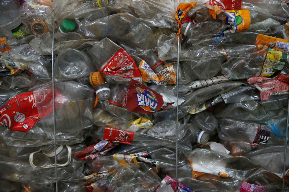 Used plastic bottles are seen staked before being processed at the Mr.Green plastic recycling factory in Nairobi June 25, 2018. u00e2u20acu201d Reuters pic